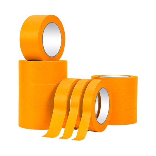 High Temperature Resistance 120° Masking Tape Peach Yellow Color