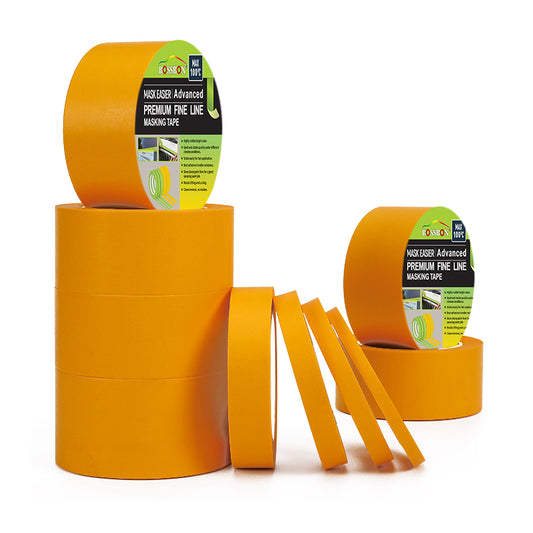 Masking Tape Green Yellow Color 50M