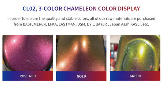 CL02 Chameleon Paint 3 Colors Changing