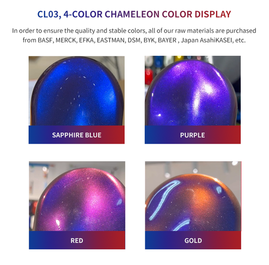 CL03 Chameleon Paint 4 Colors Changing