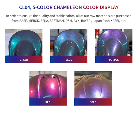 CL04 Chameleon Paint 5 Colors Changing